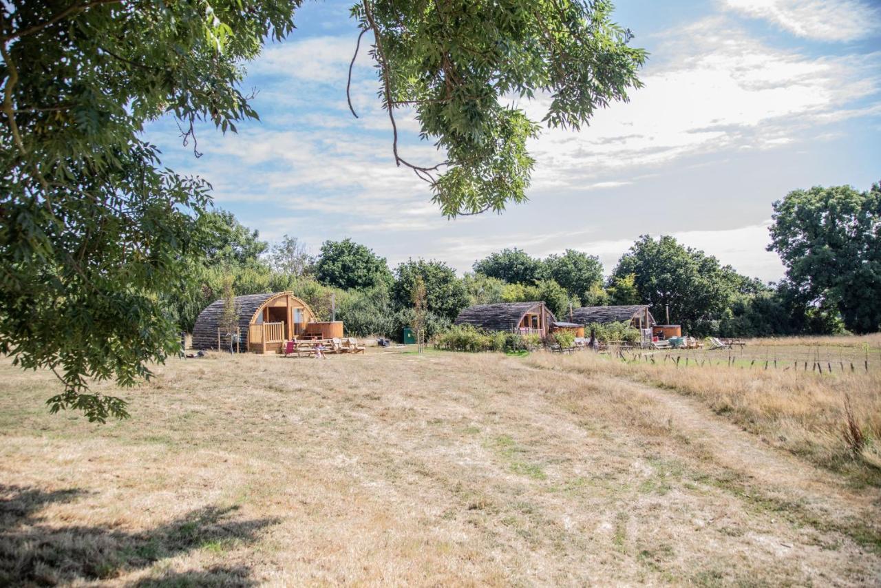 Barnhorn Glamping Villa Hooe Bagian luar foto