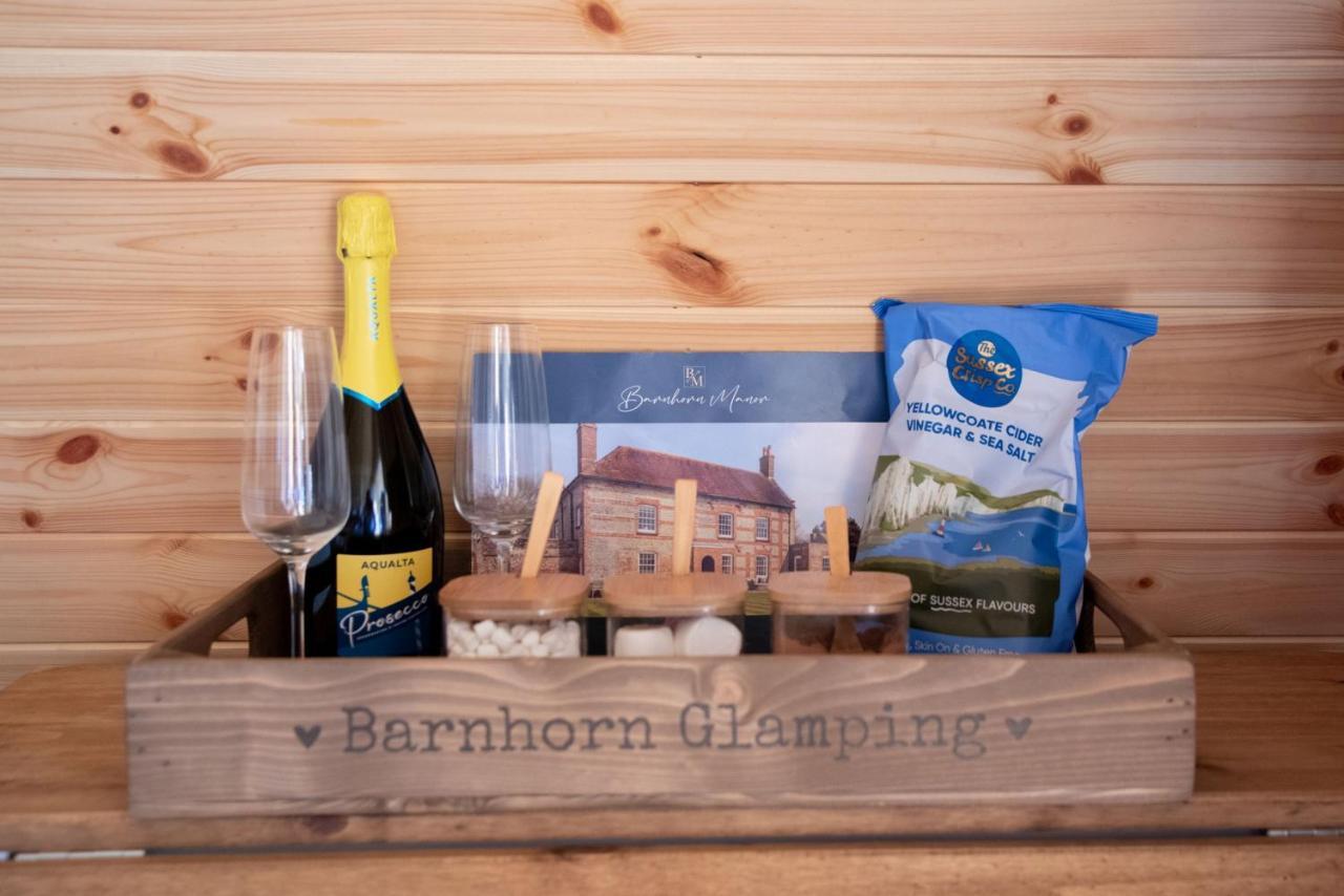 Barnhorn Glamping Villa Hooe Bagian luar foto